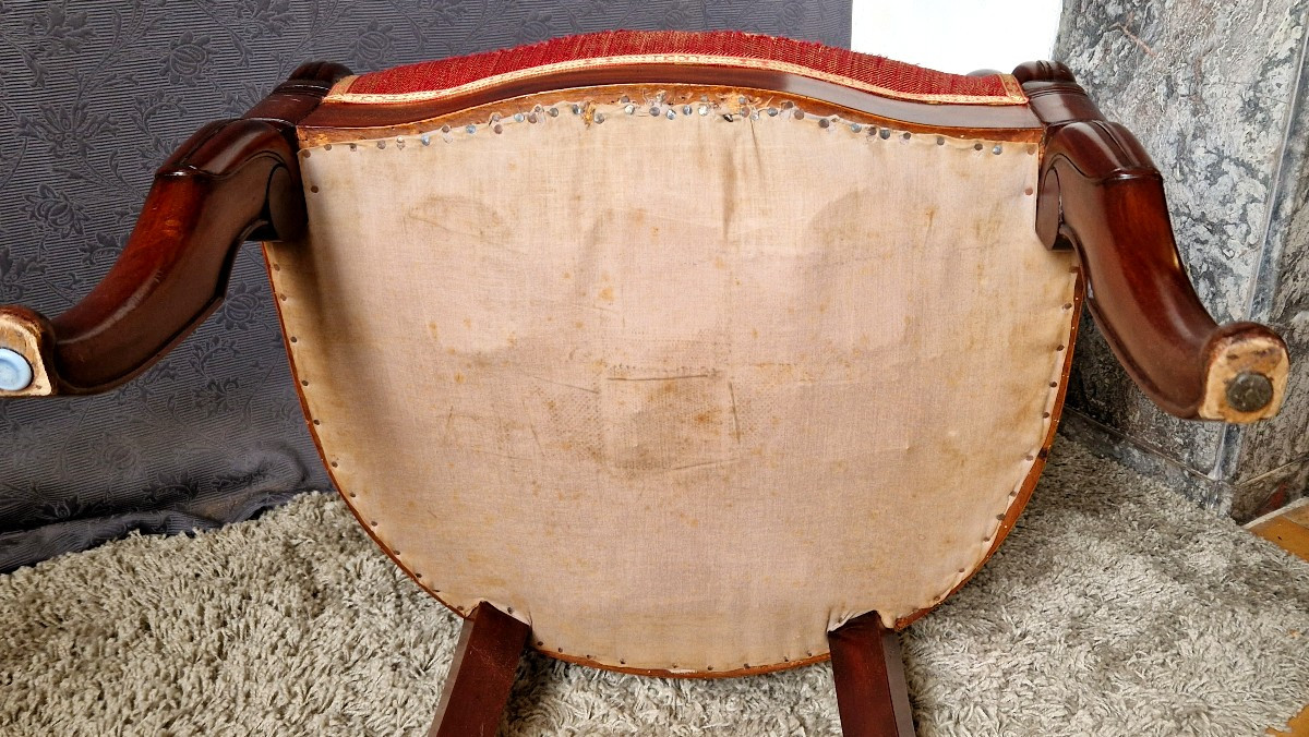 Fauteuil En Acajou De Bureau-photo-7