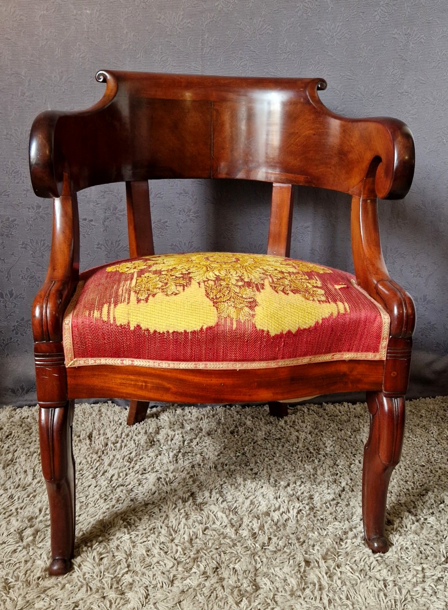 Fauteuil En Acajou De Bureau