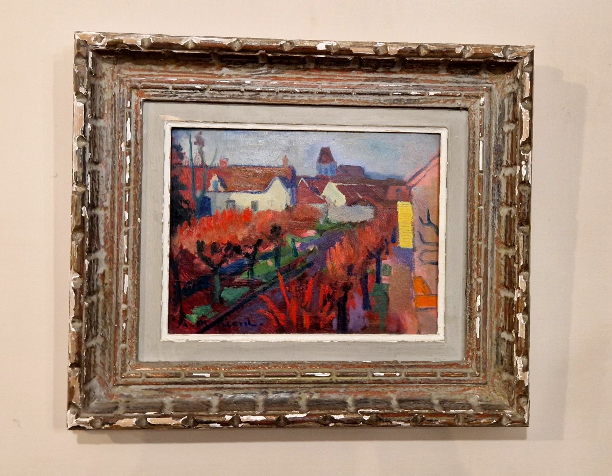 View Of The Village Of Rosay-en-brie By Philippe Marie Picard (1915-1997)-photo-4