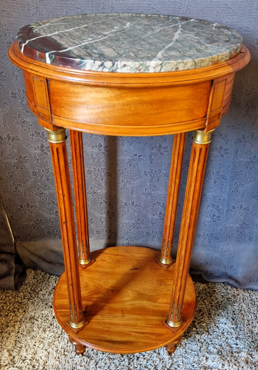 Table d'appoint/ sellette de style Louis XVI-photo-3