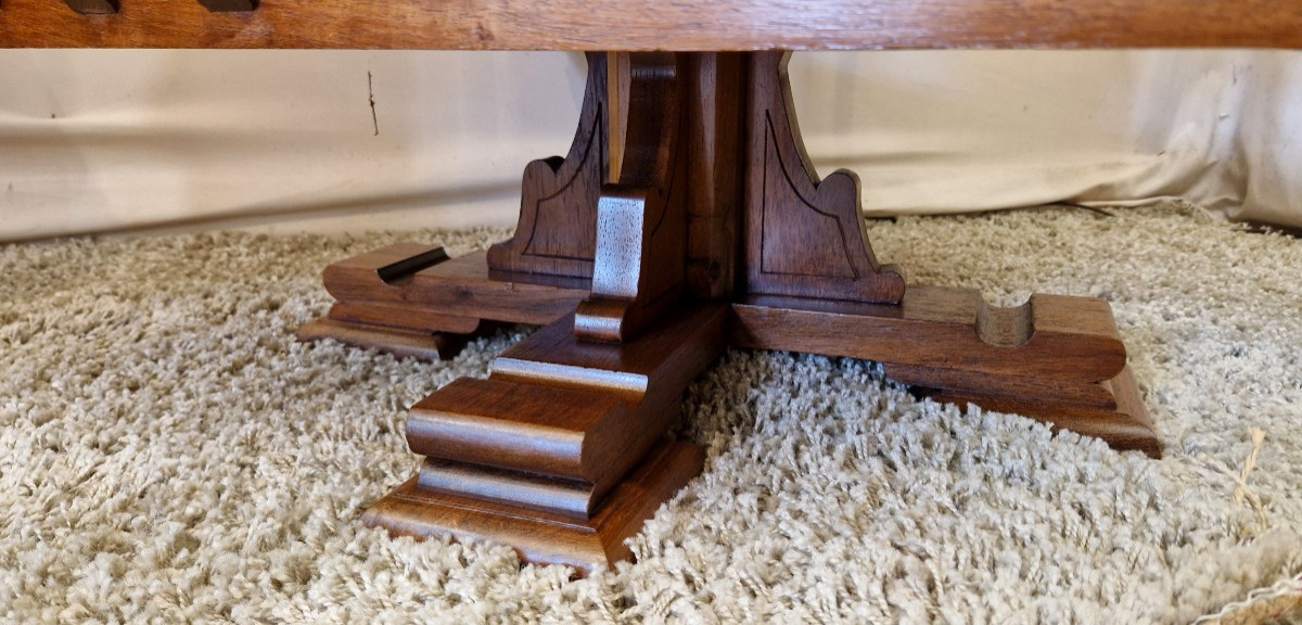Revolving Bookcase In Walnut Veneer -photo-7