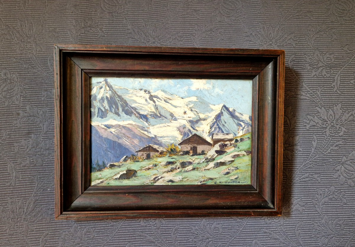 Chalet In Charlanoz By Charles Henri Contencin (1898-1955)-photo-3