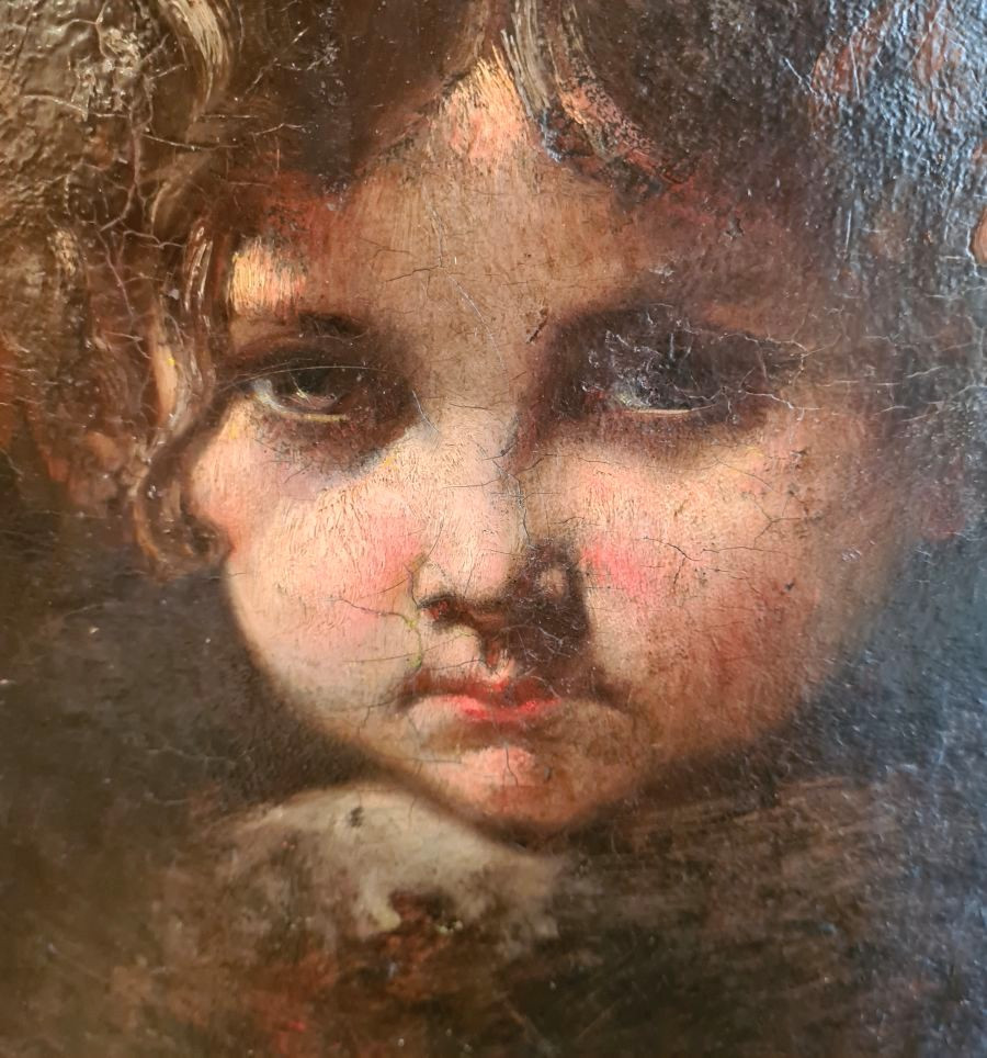Portrait Of A Child By François Louis Lanfant De Metz (1814-1892)-photo-3