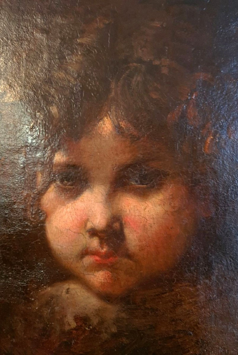 Portrait Of A Child By François Louis Lanfant De Metz (1814-1892)-photo-4