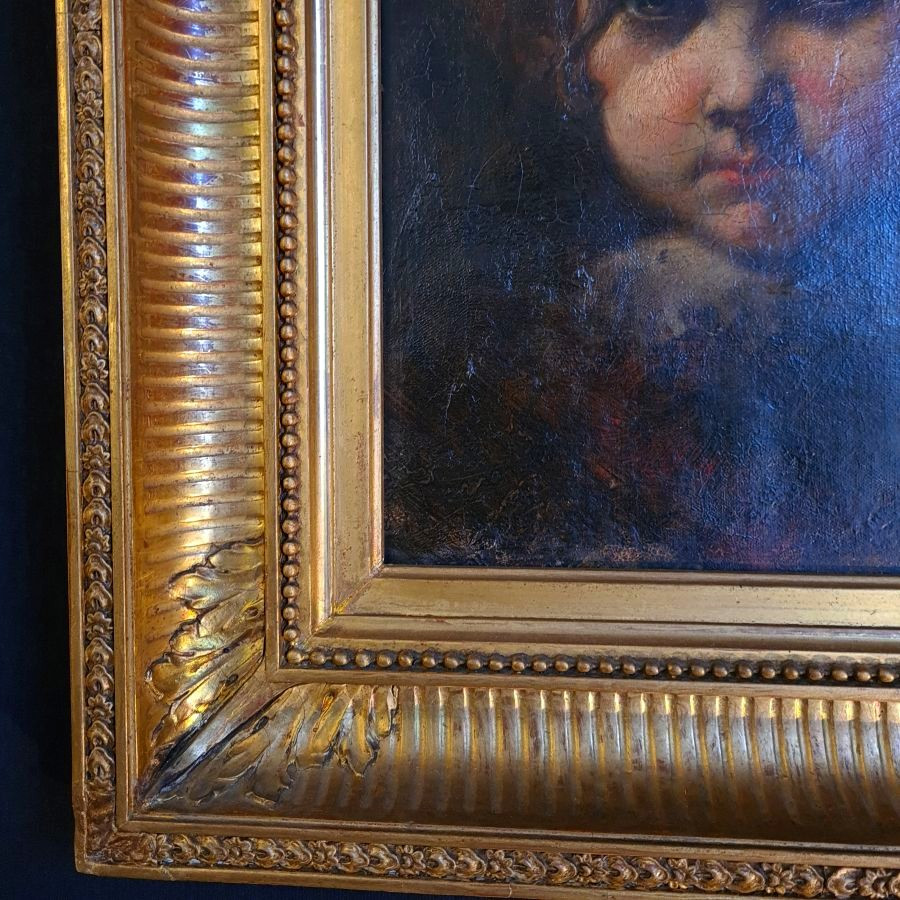 Portrait Of A Child By François Louis Lanfant De Metz (1814-1892)-photo-3