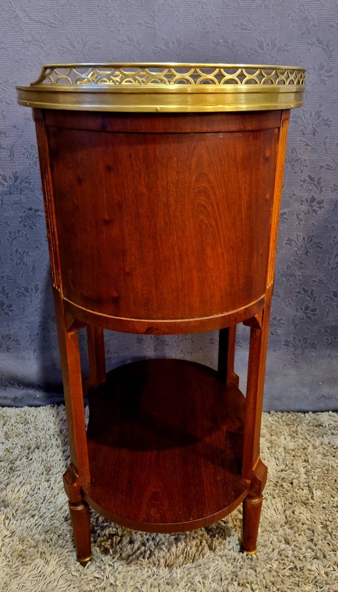 Mahogany Curtain Side Table-photo-2