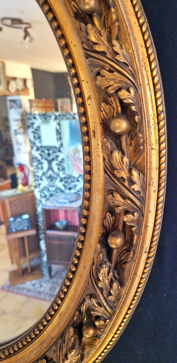 Miroir ovale Napoléon III-photo-2