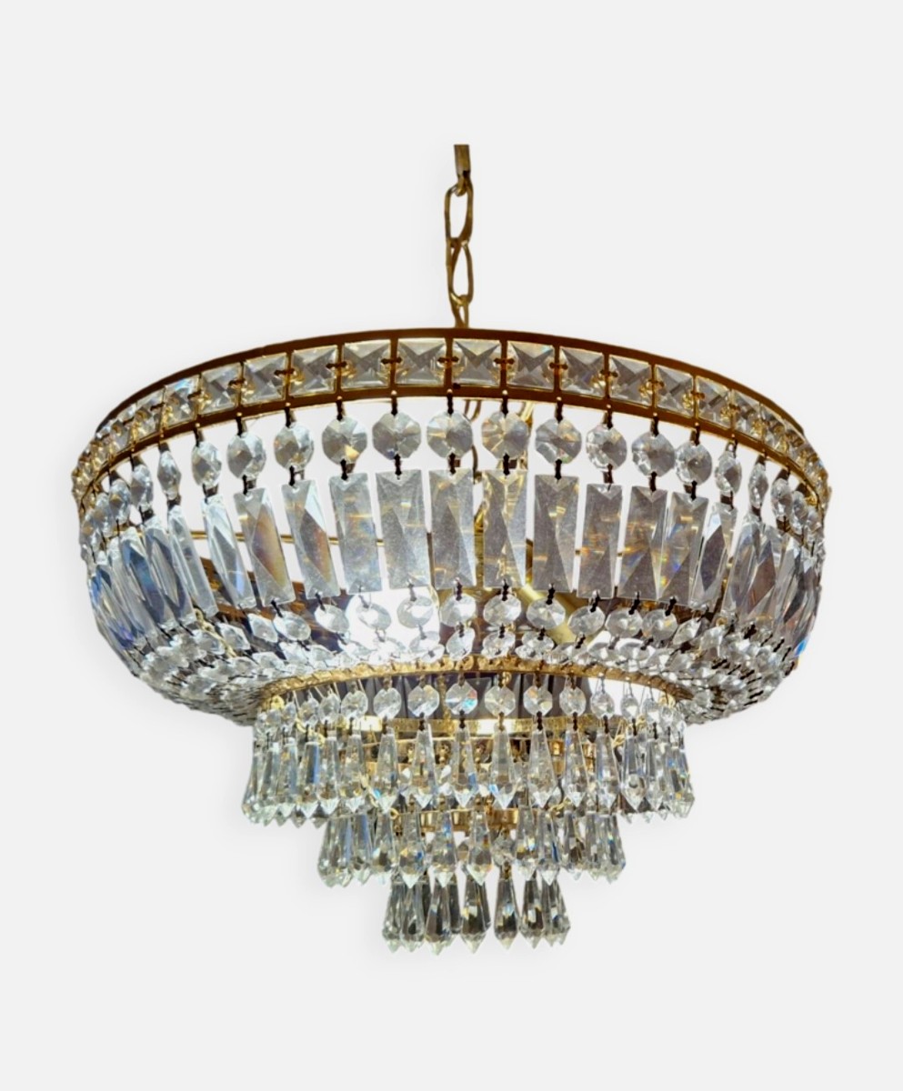 Lustre vintage pampille