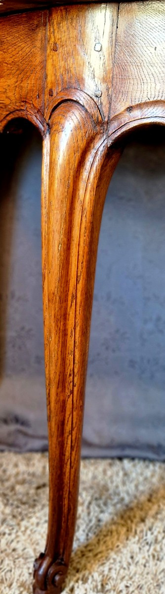 Oak Console Table-photo-8