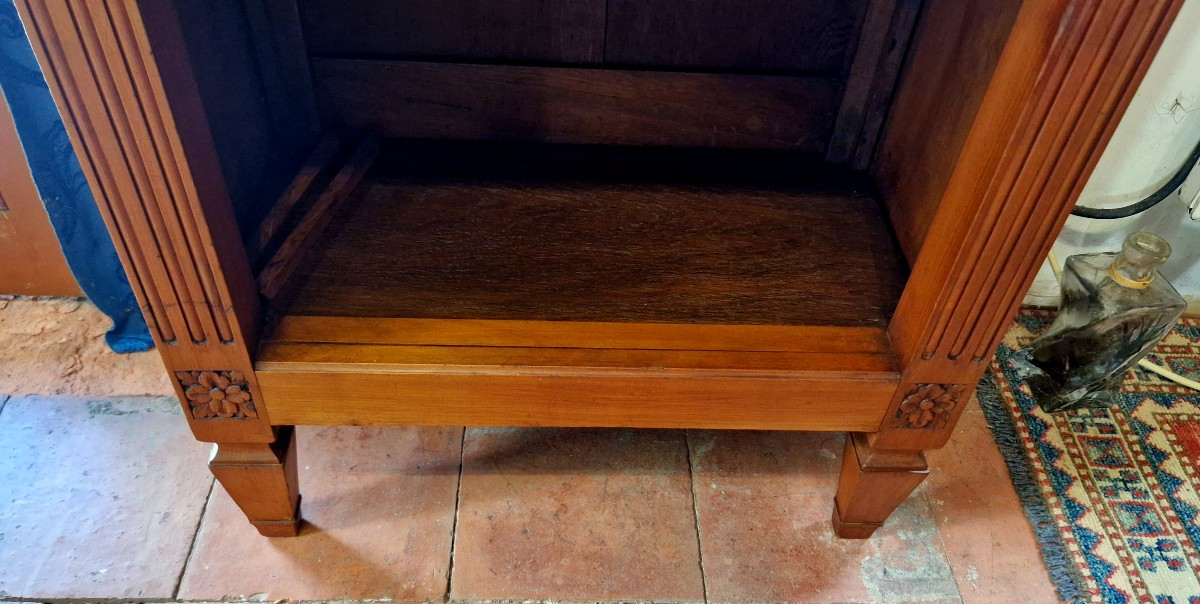 Bibus Cherry Wood Bookcase, 20th Century-photo-1