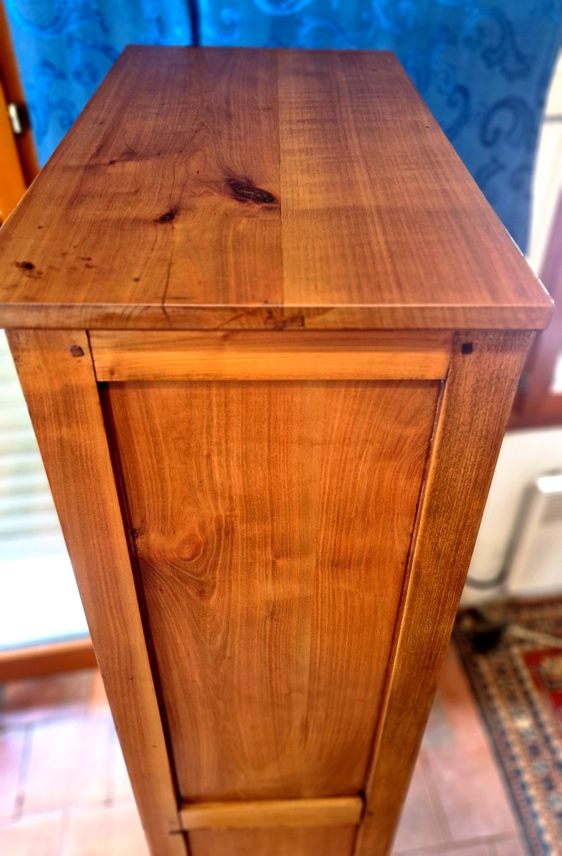 Bibus Cherry Wood Bookcase, 20th Century-photo-2