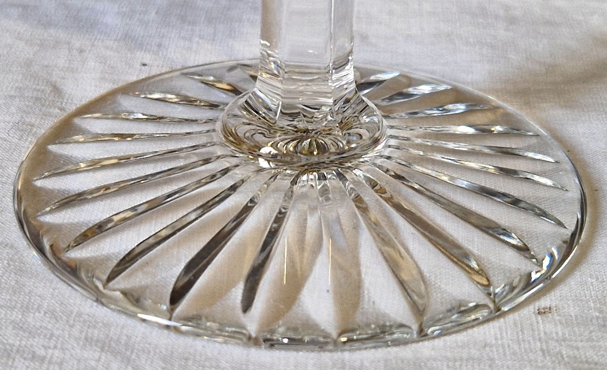 4 Saint Louis Crystal Wine Glasses, Tommy Model-photo-3