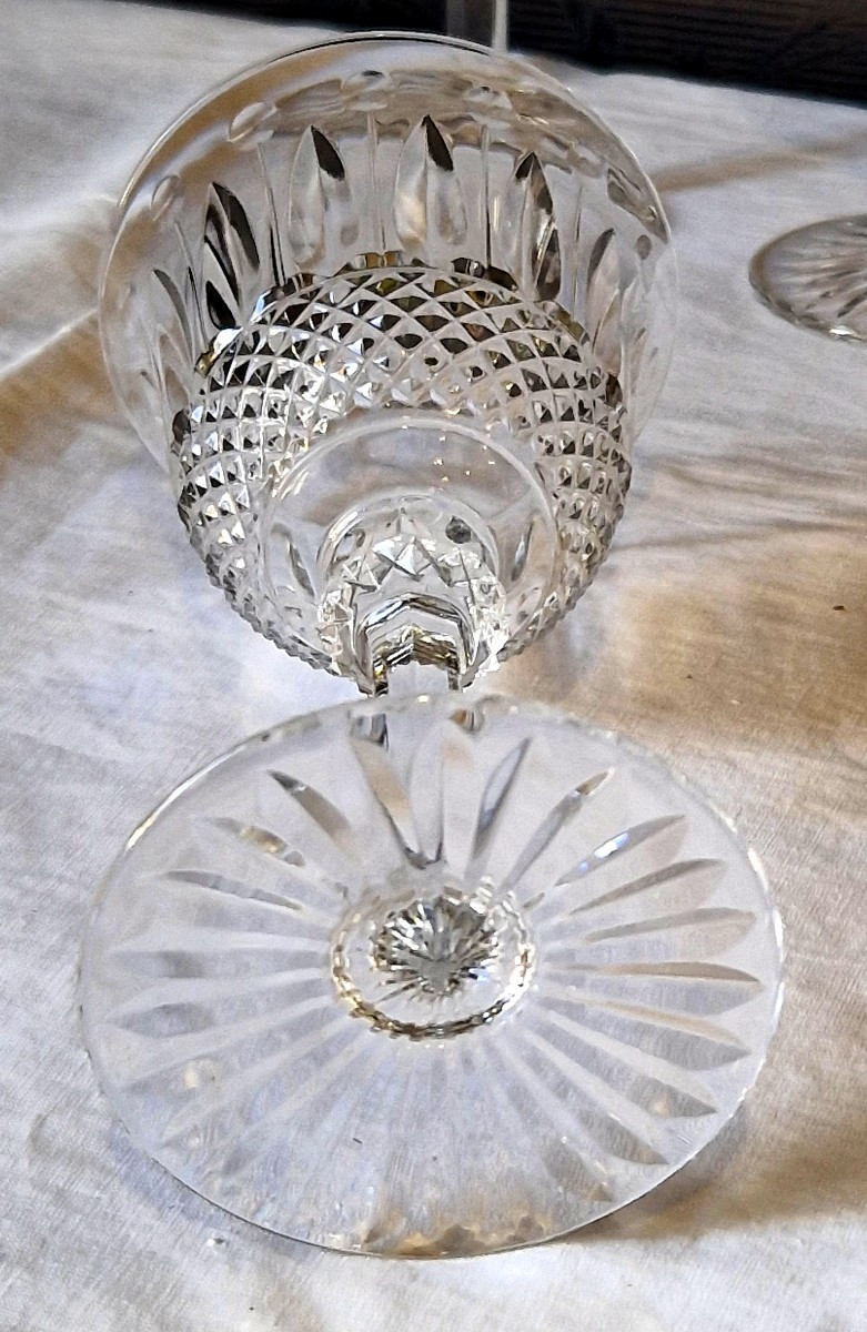 4 Saint Louis Crystal Wine Glasses, Tommy Model-photo-4
