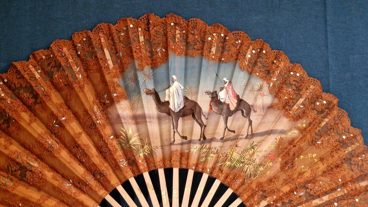 20th Century Oriental Fan-photo-3