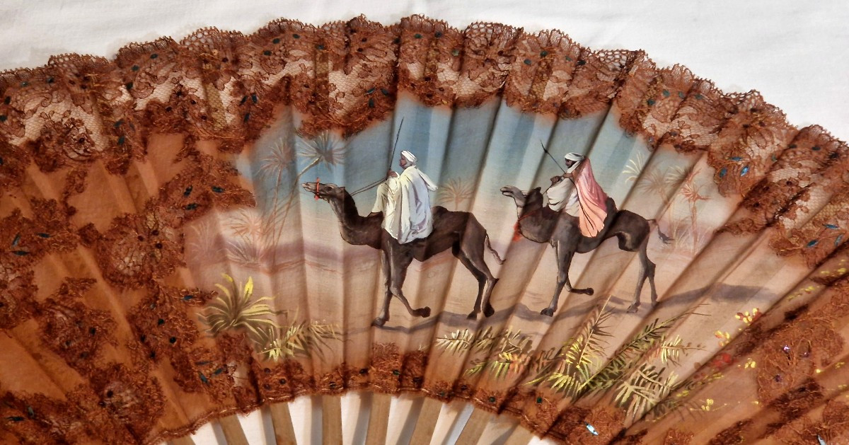 20th Century Oriental Fan-photo-3