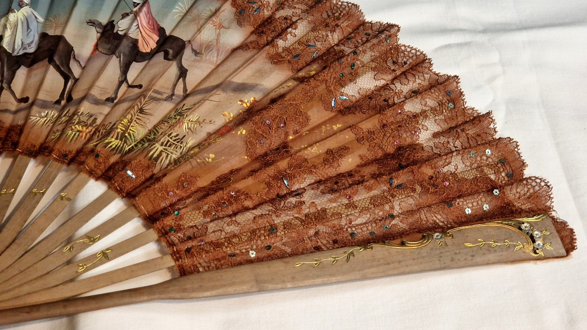 20th Century Oriental Fan-photo-4
