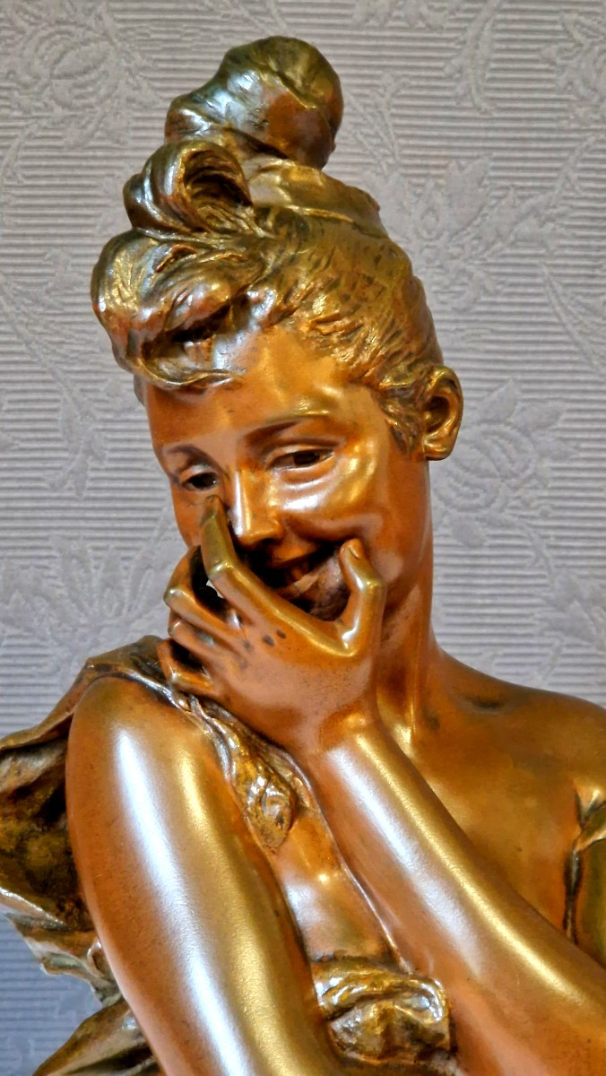 Art Nouveau Bronze By George Van Sraeten-photo-2