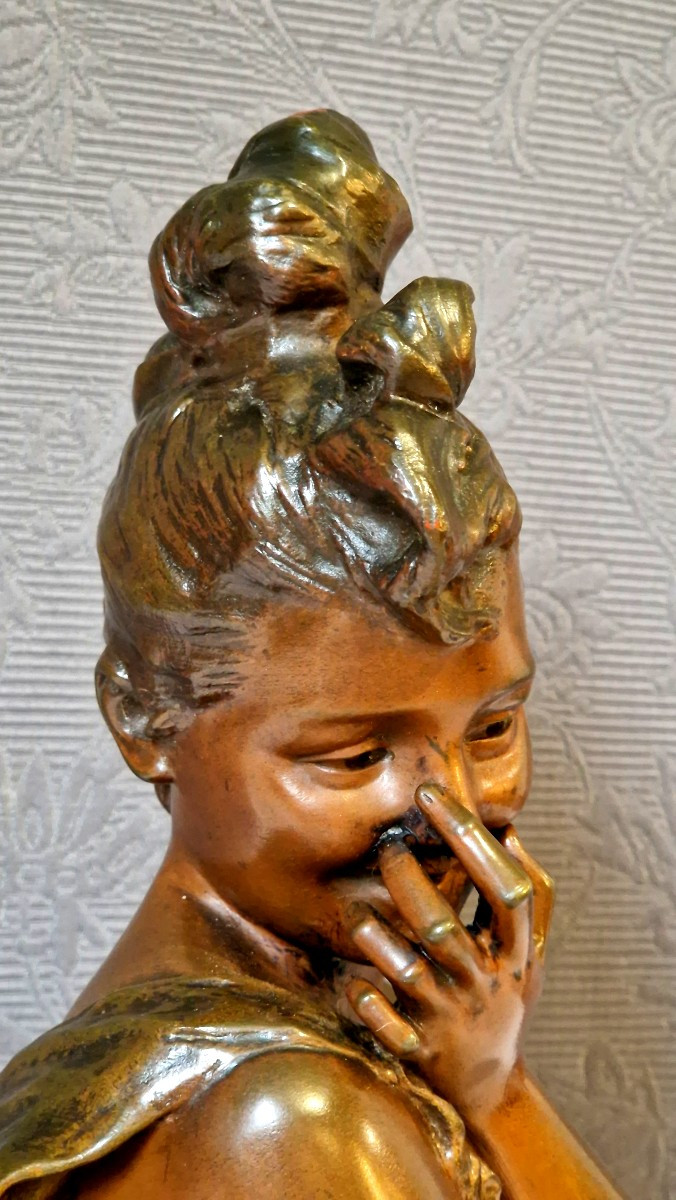 Art Nouveau Bronze By George Van Sraeten-photo-5