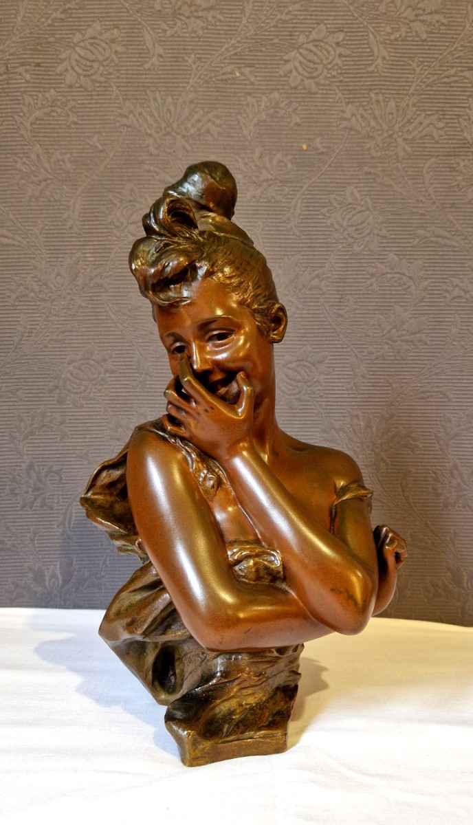 Art Nouveau Bronze By George Van Sraeten-photo-6