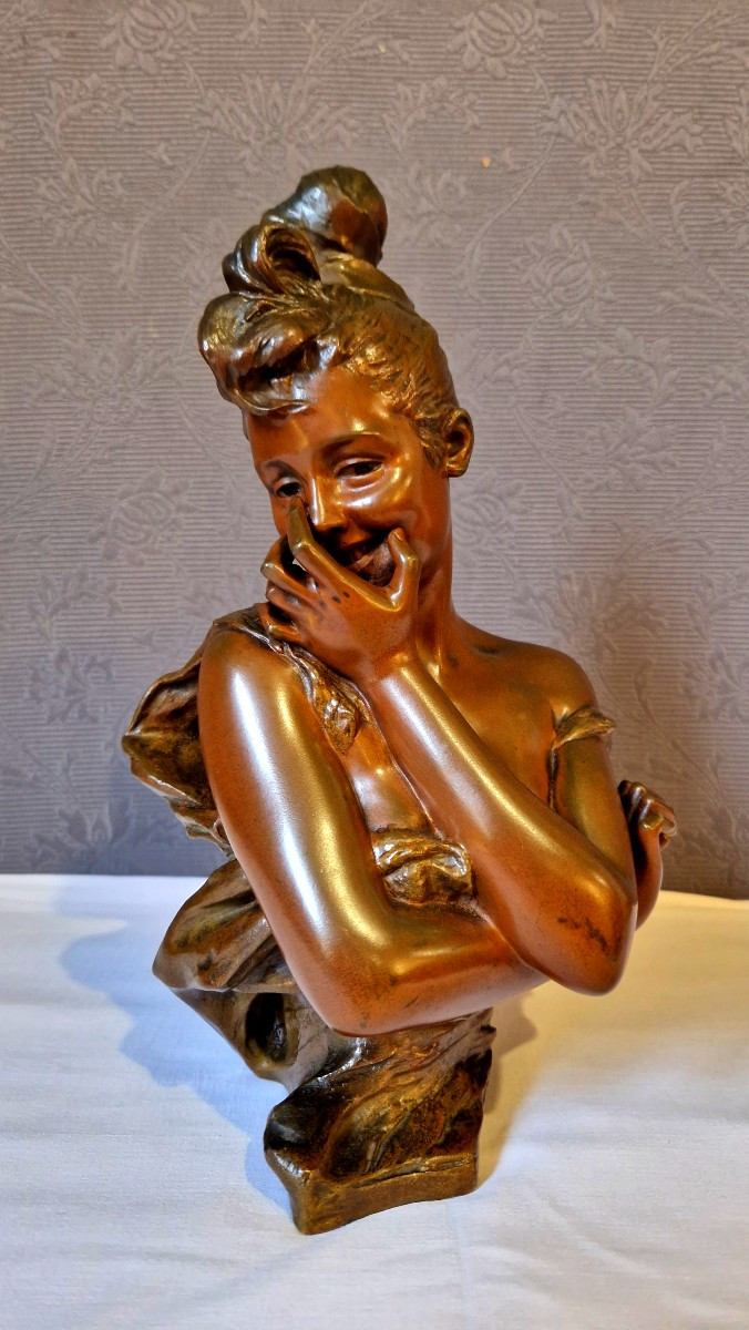 Art Nouveau Bronze By George Van Sraeten