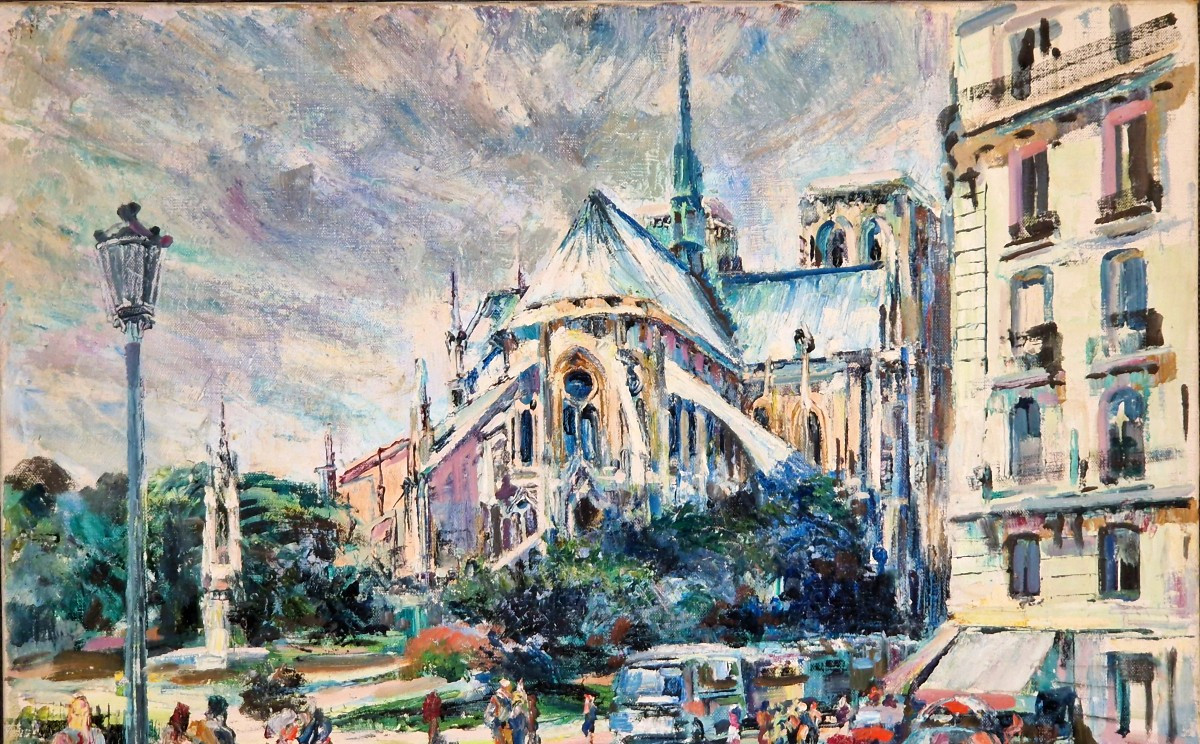 Tableau Paris des années 60-photo-3