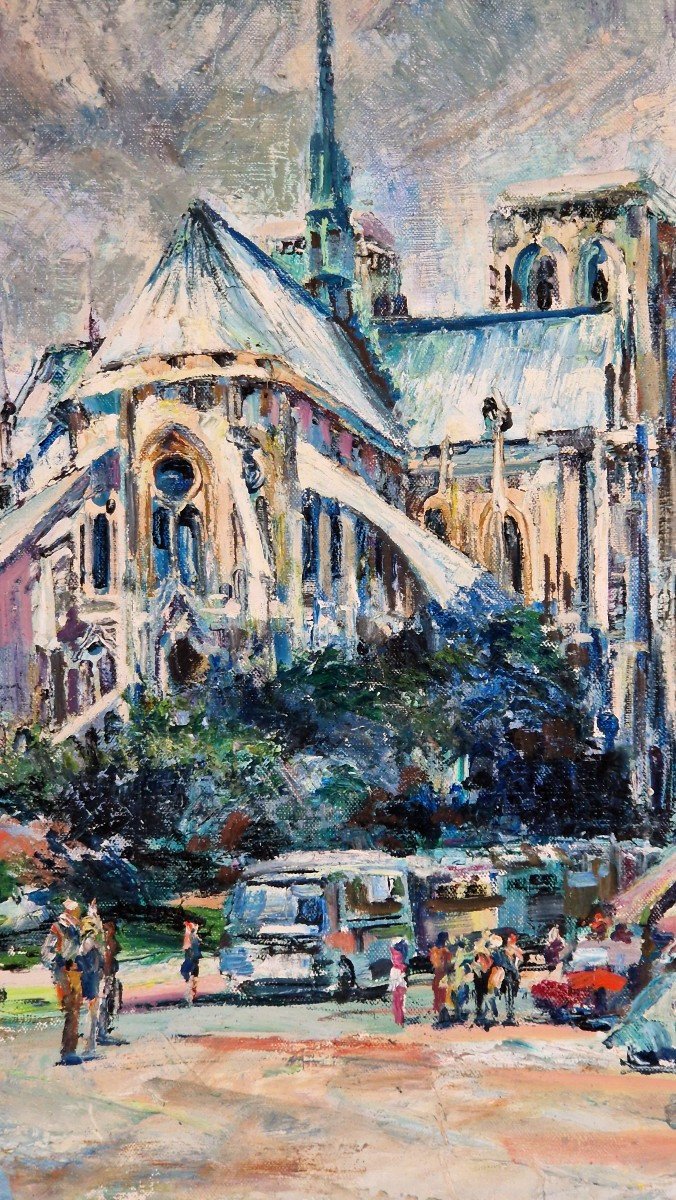 Tableau Paris des années 60-photo-2
