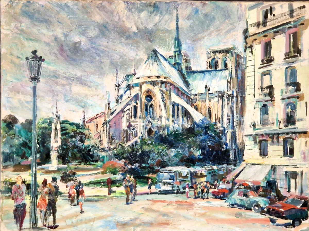 Tableau Paris des années 60