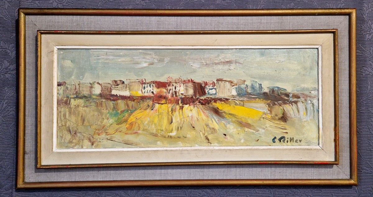 Village Alsacien par Etienne Ritter (1934-1994)-photo-1