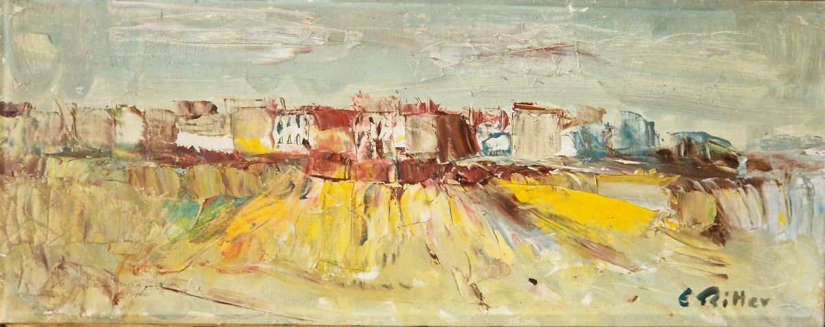 Village Alsacien par Etienne Ritter (1934-1994)