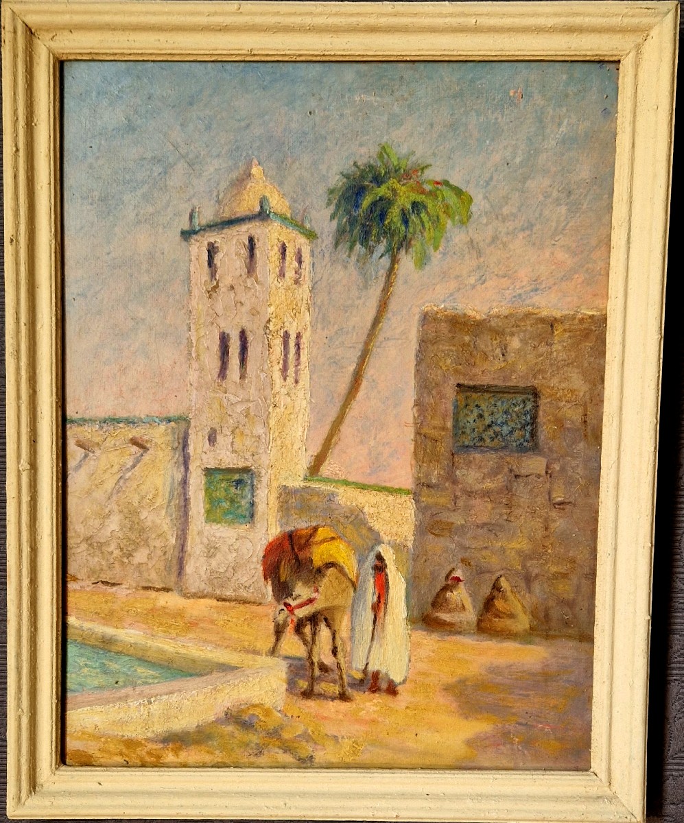 Petit tableau orientale XXème