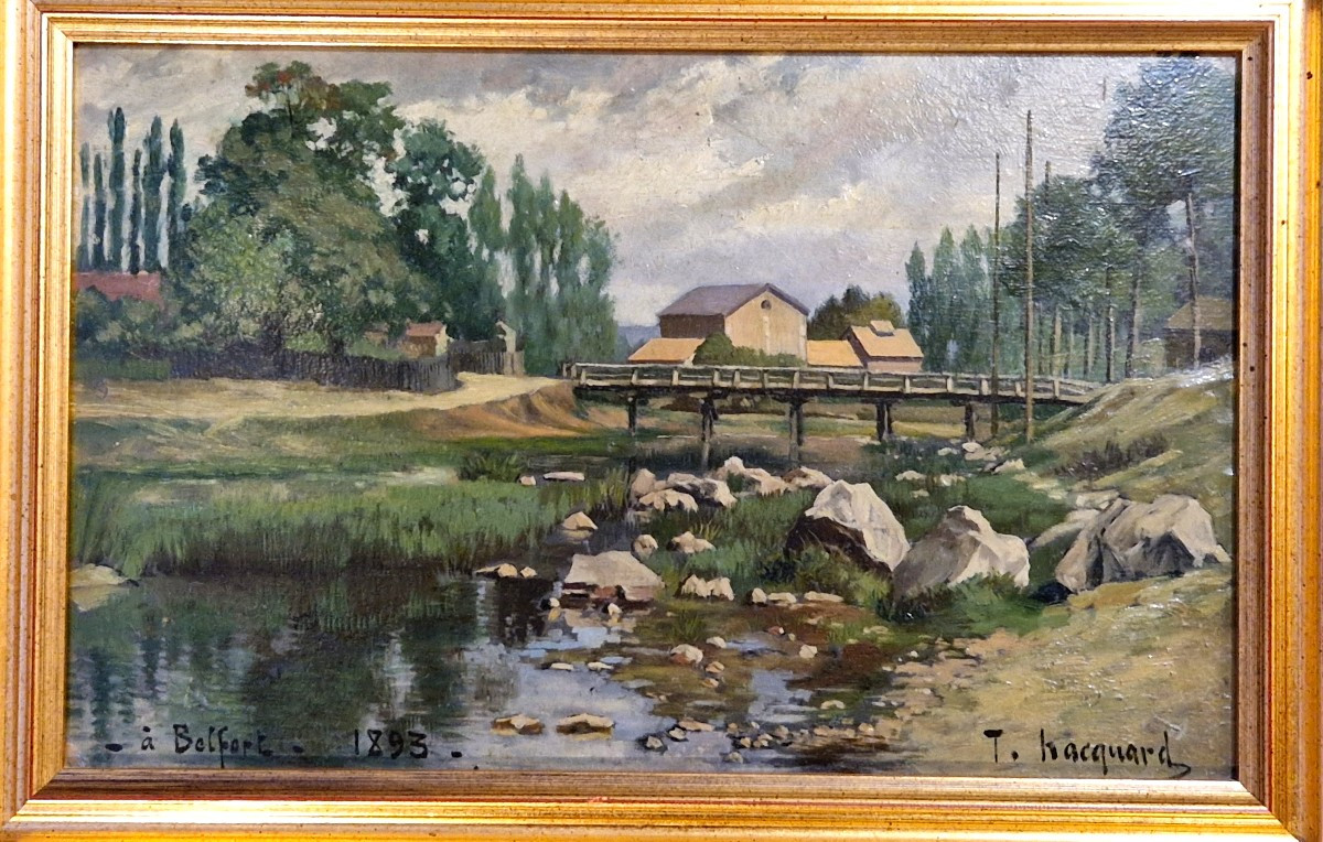Paysage de Belfort par Timothé Hacquart (1862-1918)-photo-3