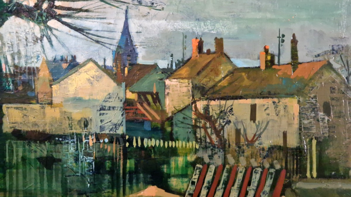 Paysage de Sucy en Brie par Marcel Depré (1919-1990)-photo-2