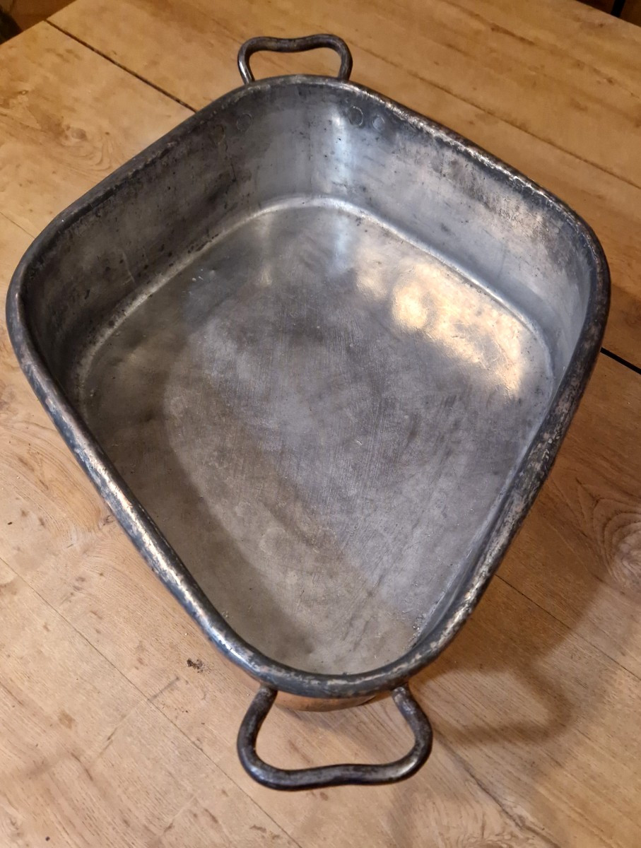 Turbotière en cuivre XVIIIème-photo-3