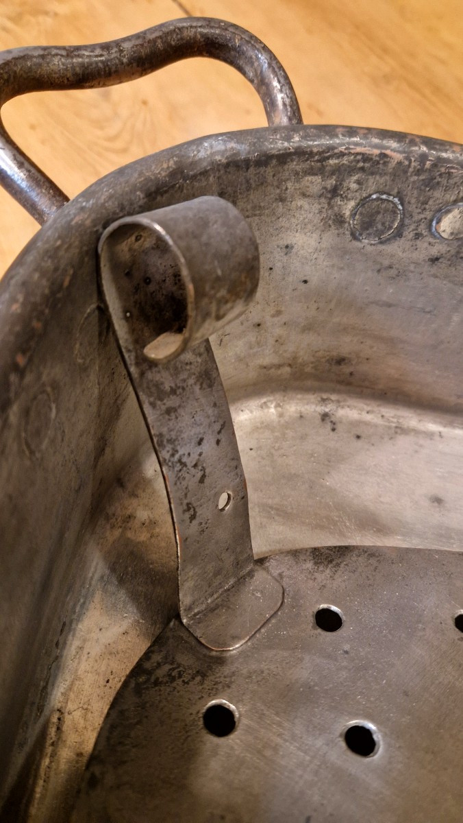 Turbotière en cuivre XVIIIème-photo-6