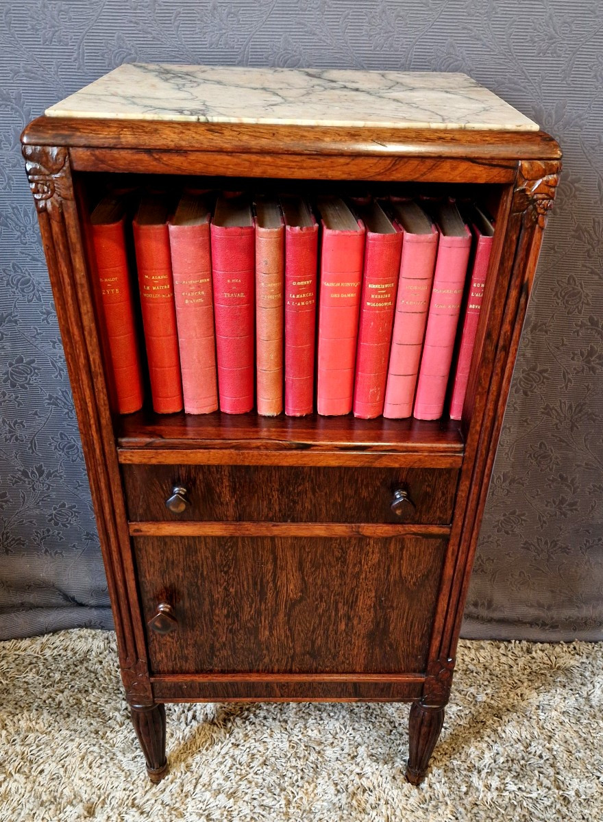 Art Deco Side Table In Rosewood-photo-4