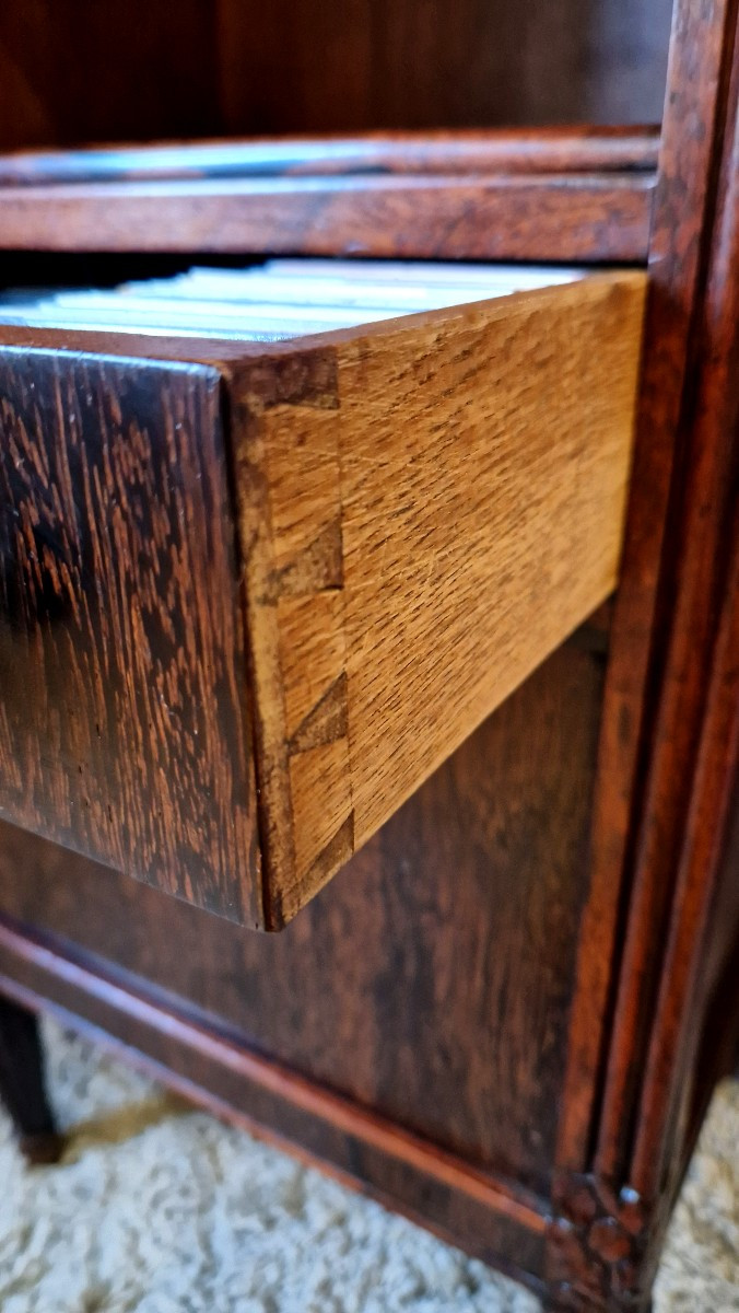 Art Deco Side Table In Rosewood-photo-8