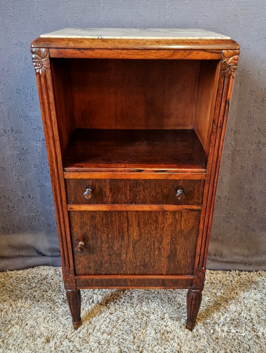 Art Deco Side Table In Rosewood