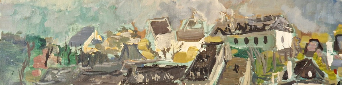 Village Of Argentat-sur-dordogne By Jean Gerard Carrère (1922-2015)-photo-4