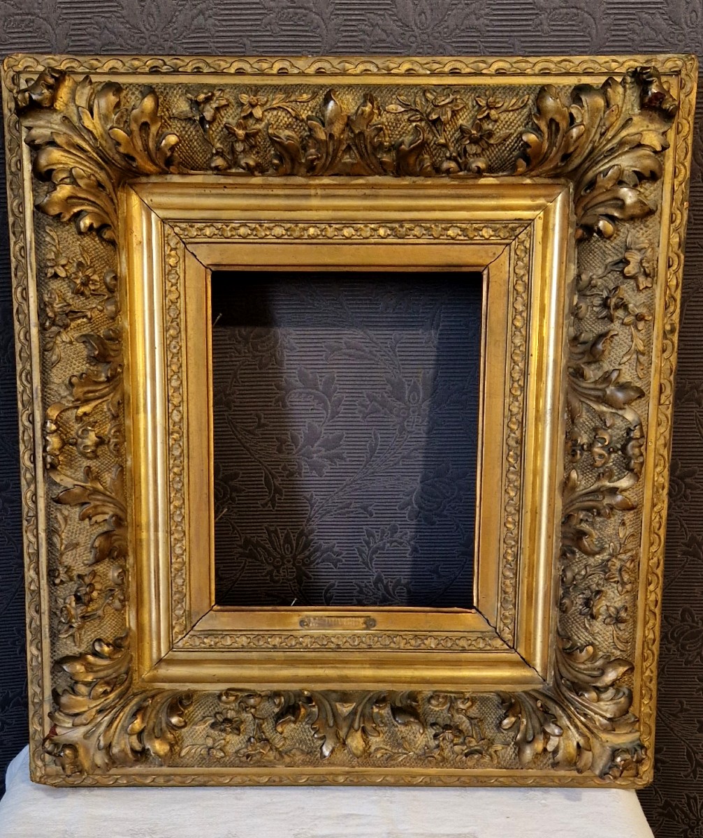 Cadre Mouluré fin XVIIIe /début XIXe-photo-3