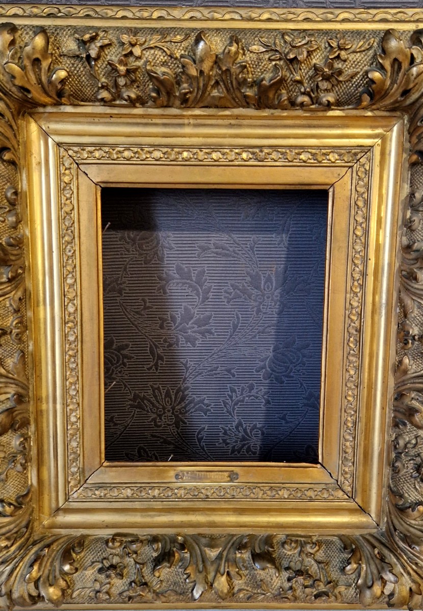 Cadre Mouluré fin XVIIIe /début XIXe-photo-1