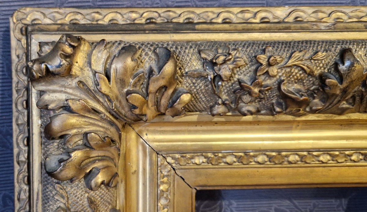 Cadre Mouluré fin XVIIIe /début XIXe-photo-2