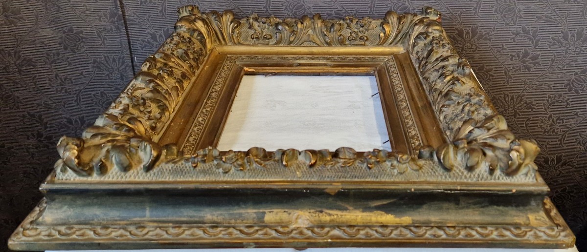 Cadre Mouluré fin XVIIIe /début XIXe-photo-3