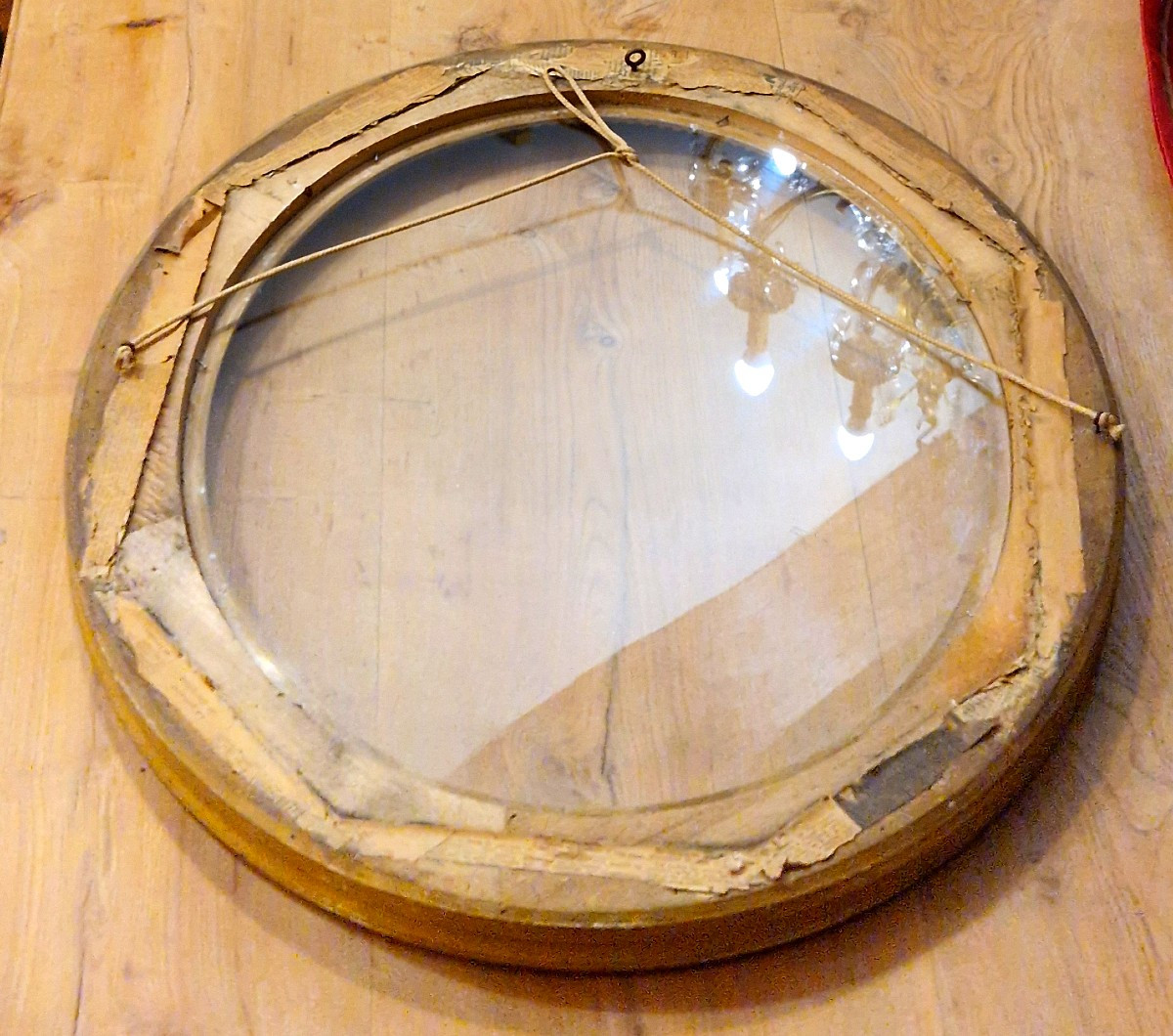 Pair Of Oval Frames Gilded With Gold Leaf, 19th Century-photo-7