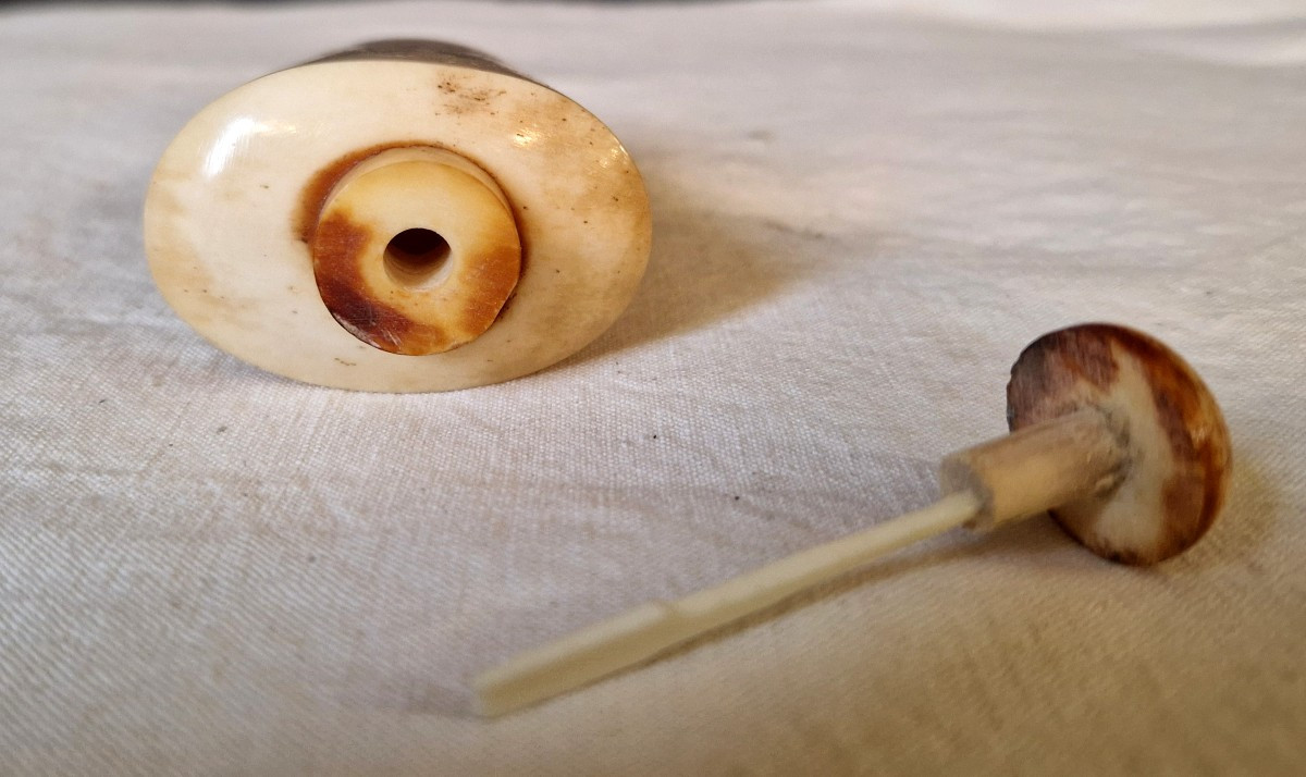 Tabatière à Double Décor De Scènes érotiques Début XXème Chine-photo-2