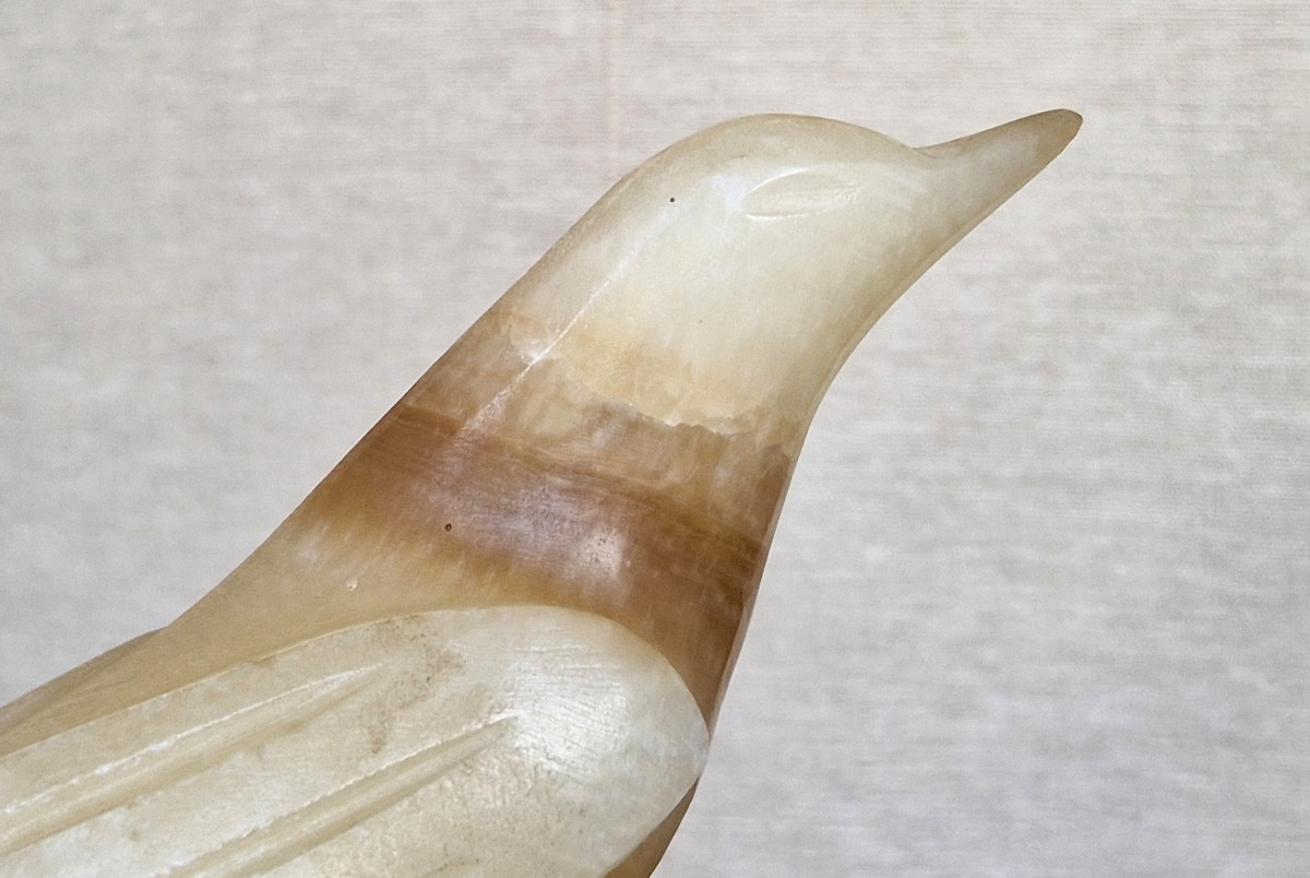 Art Deco Period Marble Bird.-photo-1