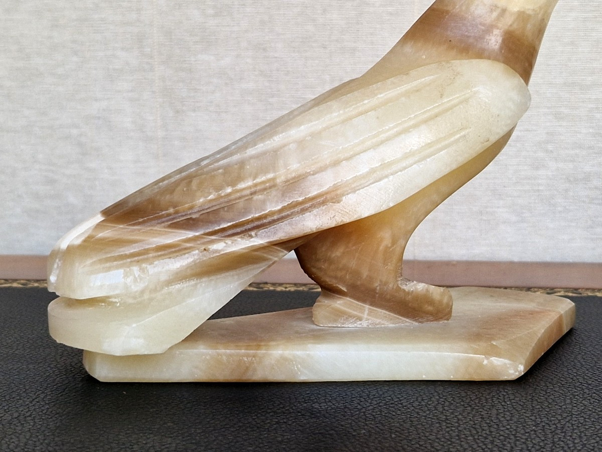Art Deco Period Marble Bird.-photo-2