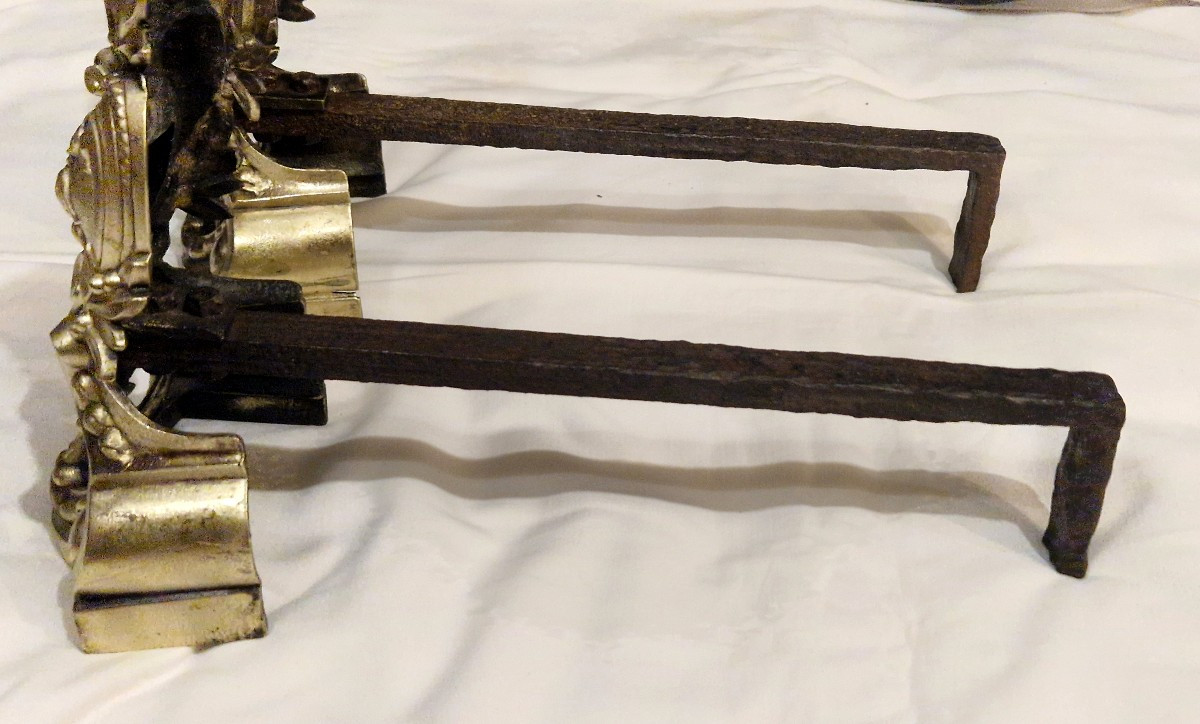 Pair Of Napoleon III Andirons-photo-4