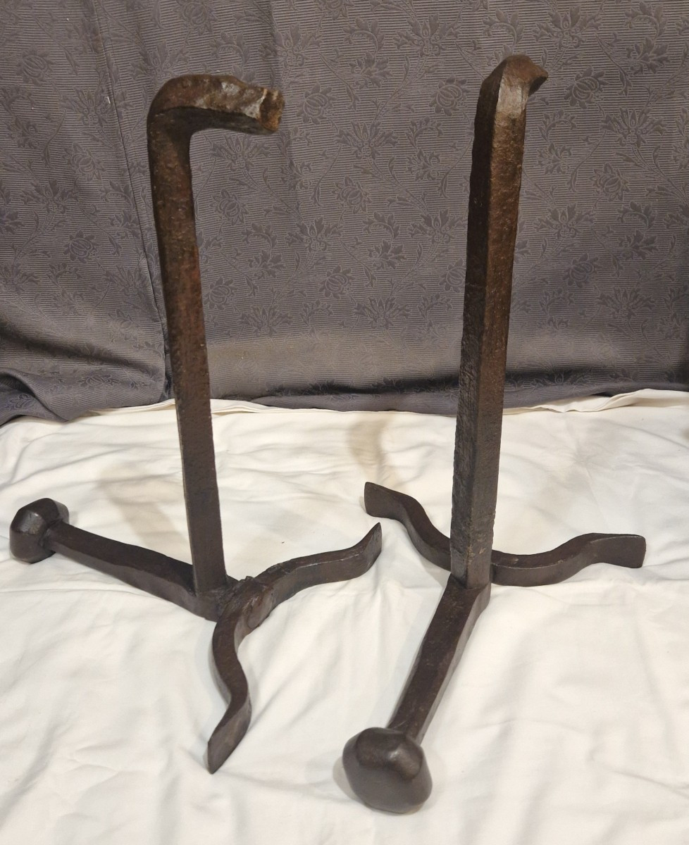 Pair Of 19th-century Andirons-photo-4