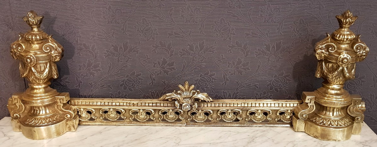 Fireplace Bar/fireplace Front, 19th Century