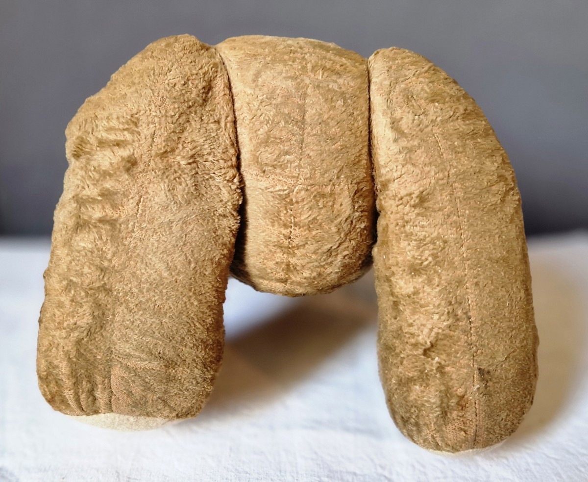 Ancien ours en peluche début XXe-photo-3